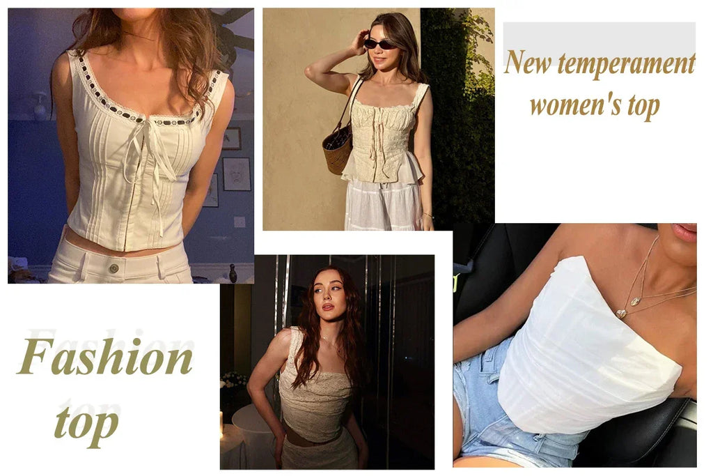 Veronica Floral Summer Corset Top