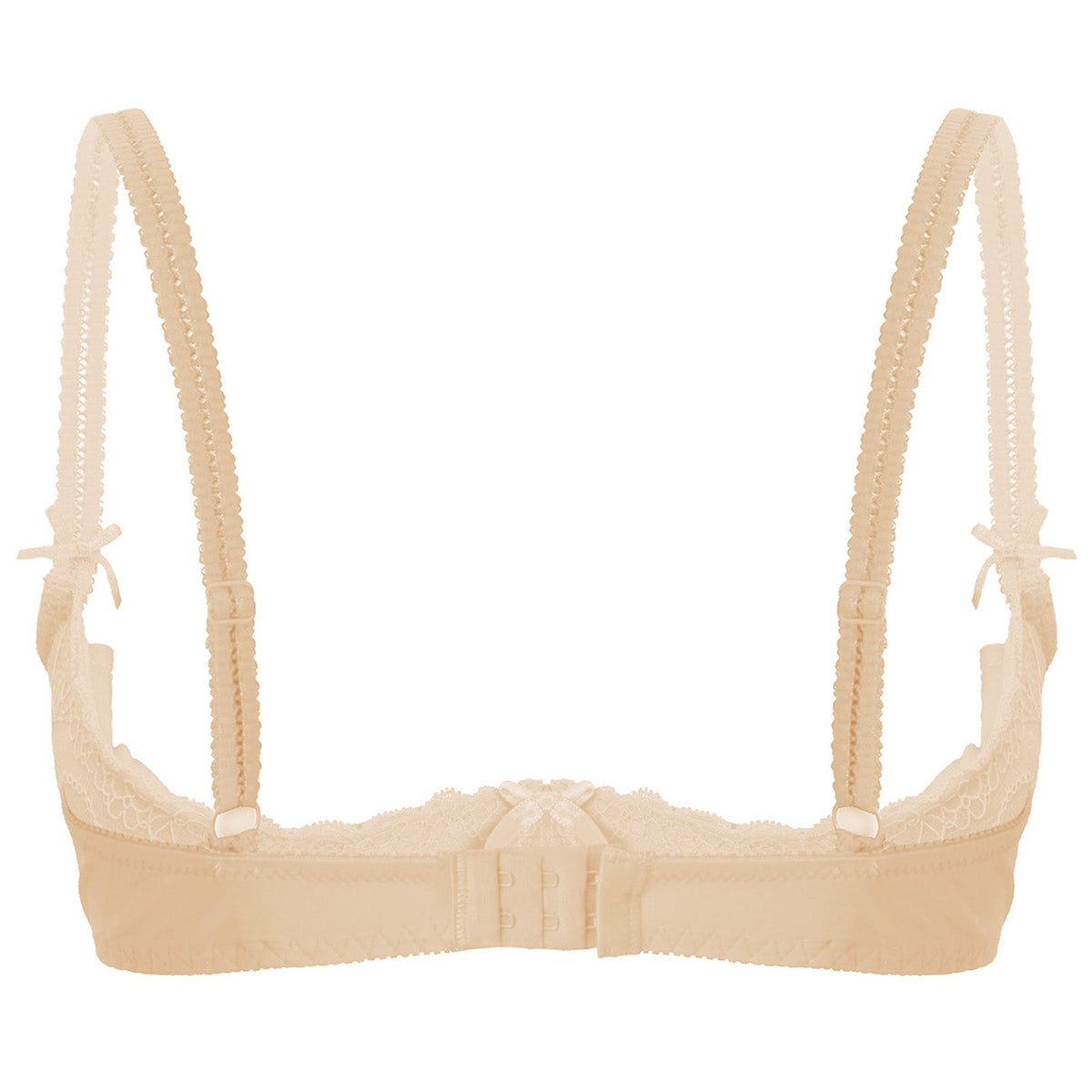 Lace Underwire Half-Cup Push-Up Bra