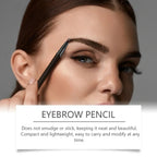 2color Four Claw Eyebrow Pencil Embellishing Eyebrow Shape Delicate Easy To Use Non-smudging Natural Shaping Eyebrow Pencil Luxlife Brands