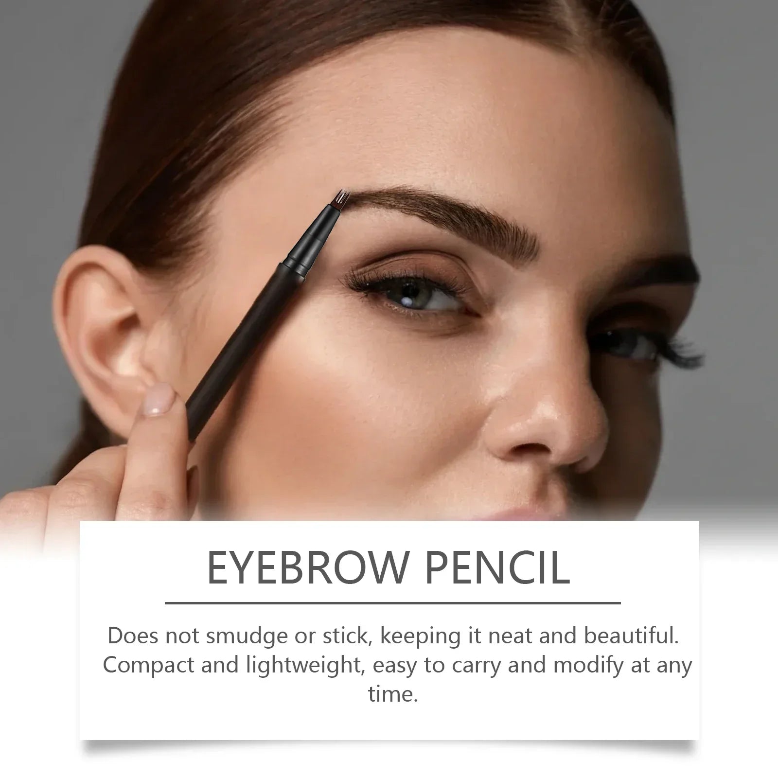 2color Four Claw Eyebrow Pencil Embellishing Eyebrow Shape Delicate Easy To Use Non-smudging Natural Shaping Eyebrow Pencil