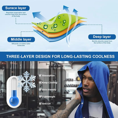 Quick Dry Cooling Hoodie Towel