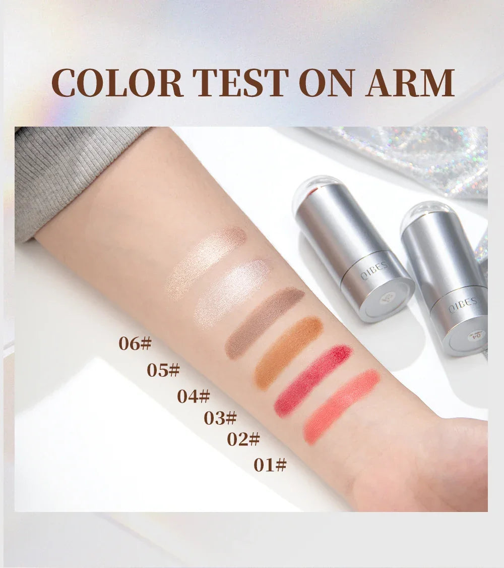 Waterproof Soft Cream Highlighter + Bronzer + Contour + Blush