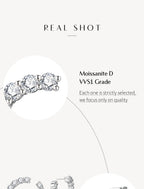 ATTAGEMS Moissanite Hool Earrings 925 Sterling Silver Passed the Diamond Test Wedding Earrings for Women Gift Fine Jewelry Band Luxlife Brands