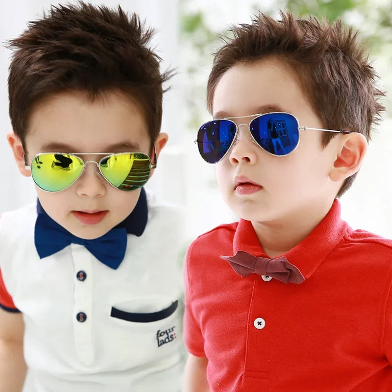 Retro Kids Sunglasses UV400 Brand Designer New Trend Children Sun Glasses Luxury Shades Baby Boys Girls Eyewear Gafas De Sol LUXLIFE BRANDS