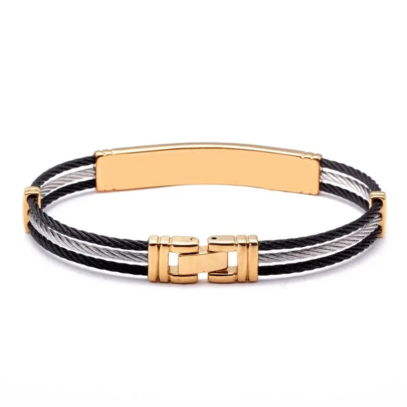 Unique Sequin Snake Chain Link Charm Bracelets Men Women Jewelry Luxury Stainless Steel female Cuff Sporty Bangles LUXLIFE BRANDS