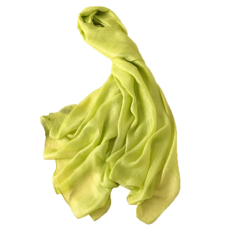 Silk Linen Shawls Scarves