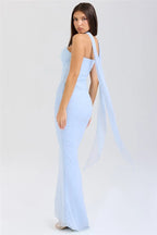 Elegant Wine Strapless Maxi Skirt Set Luxlife Brands