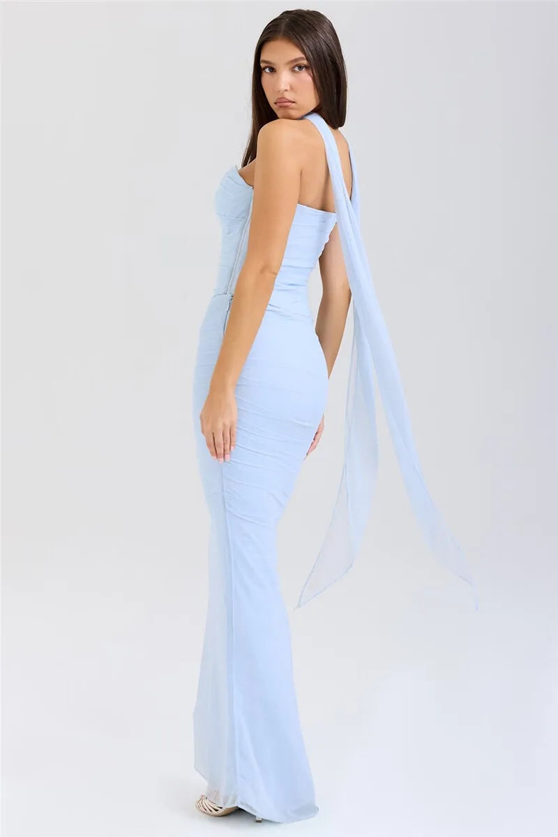 Elegant Wine Strapless Maxi Skirt Set Luxlife Brands