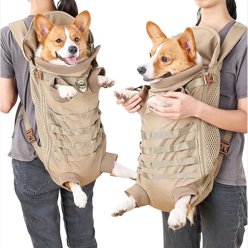Front Dog Backpack Designer Shoulder Pet Carrier Bag Portable Carrying Puppy Hiking For Pet Outdoor Traveling Bags Accessories