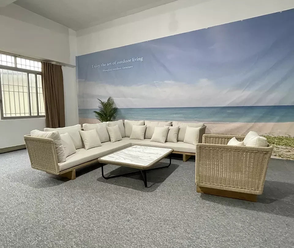 Garden Furniture Deep Seating Patio Set Sun Lounger Outdoor Furniture Daybed