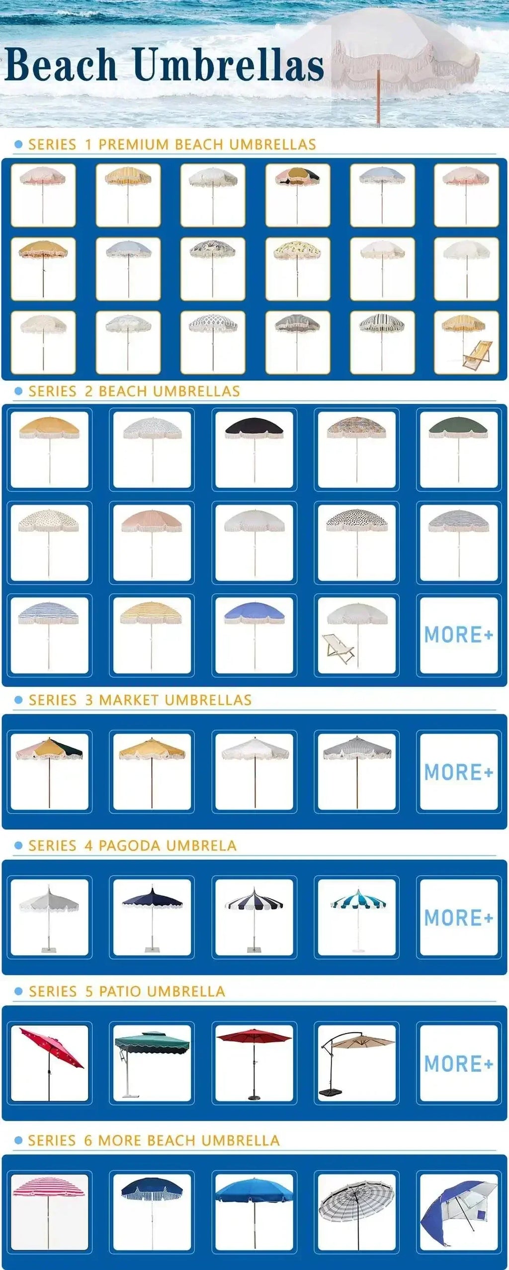 Portable BohoFringe Beach Umbrella