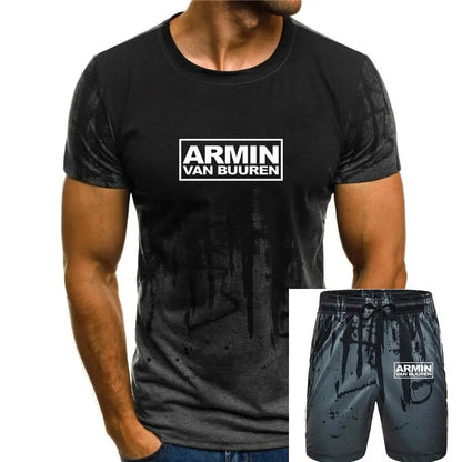 Armin Van Buuren - Black T-Shirt EDM EDC State of Trance Rage All Sizes S-2XL 100% Cotton Fashion T Shirts Top Tees