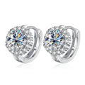 Serenity 2ct D Color Moissanite S925 Sterling Silver Earrings Luxlife Brands