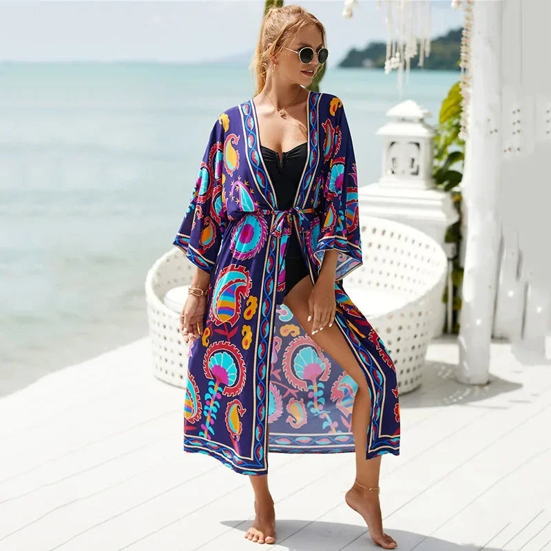 Happiness Kimono Beach Cover Up