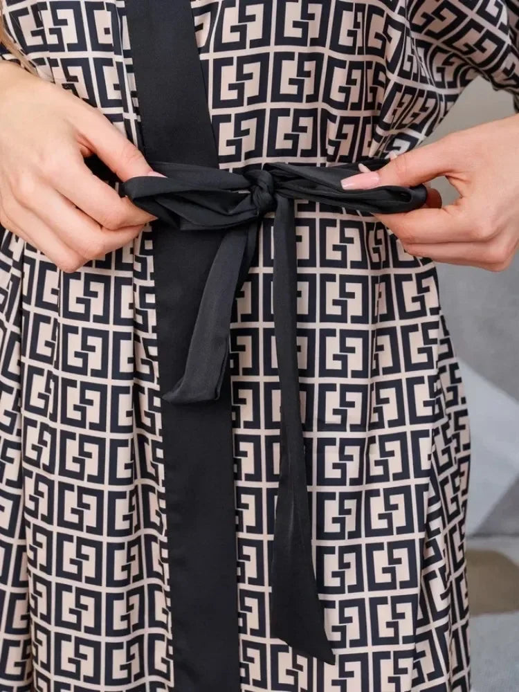 Gigi Ice Silk Designer Robe LUXLIFE BRANDS