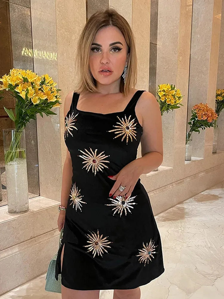 Lunar Sequin Mini Dress LUXLIFE BRANDS