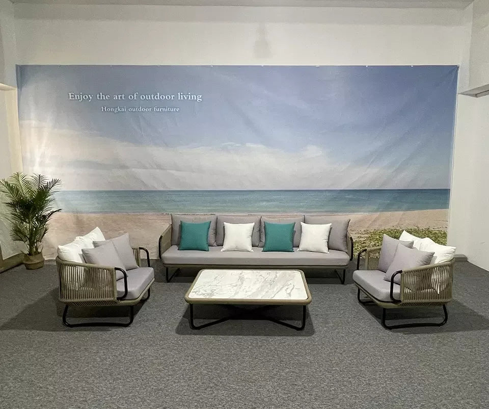 Garden Furniture Deep Seating Patio Set Sun Lounger Outdoor Furniture Daybed