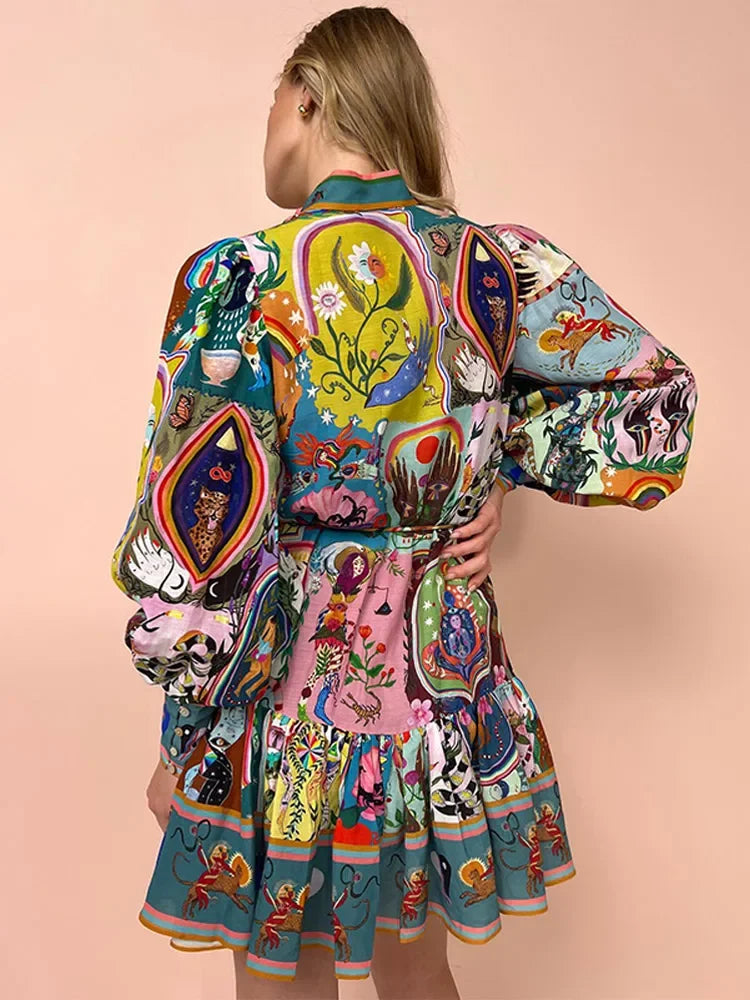 Boca Lantern Sleeve Party Dress LUXLIFE BRANDS