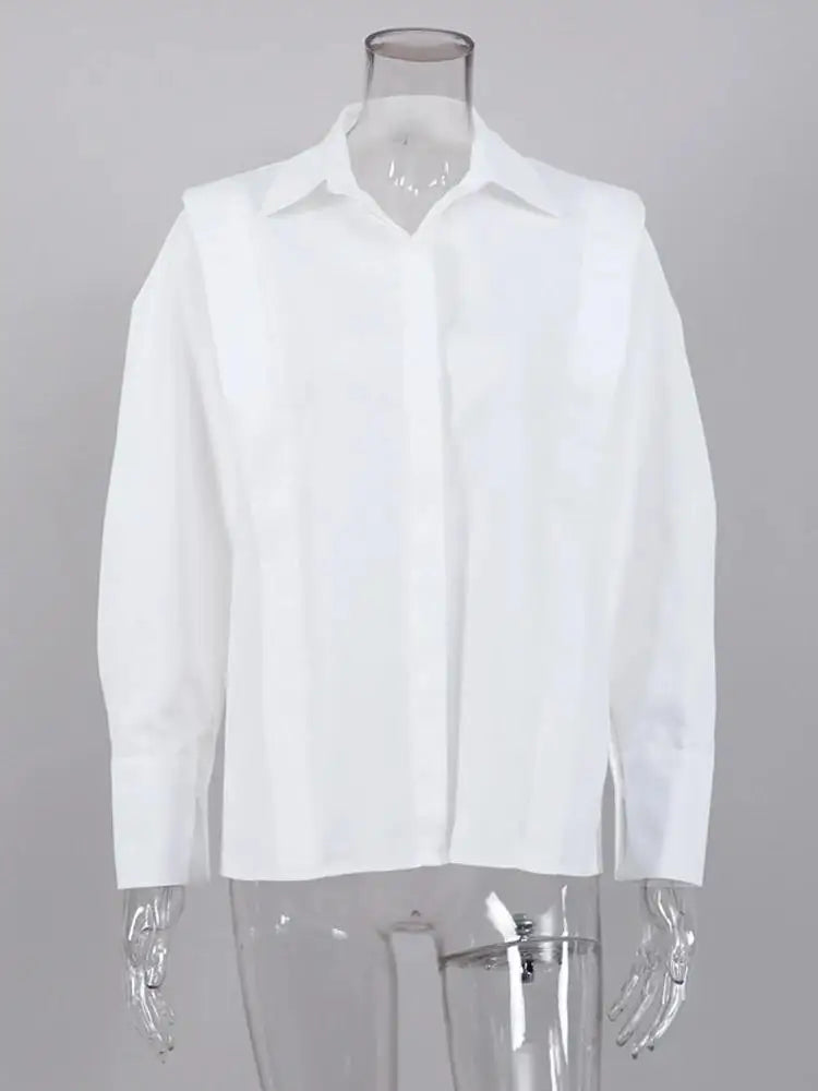 Autumn White Blouse