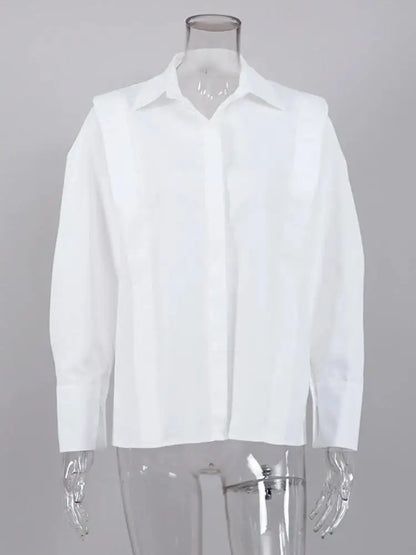 Autumn White Blouse