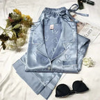 2023 new pajamas for women autumn and winter long-sleeved trousers hot style thickened home wear set Luxlife Brands