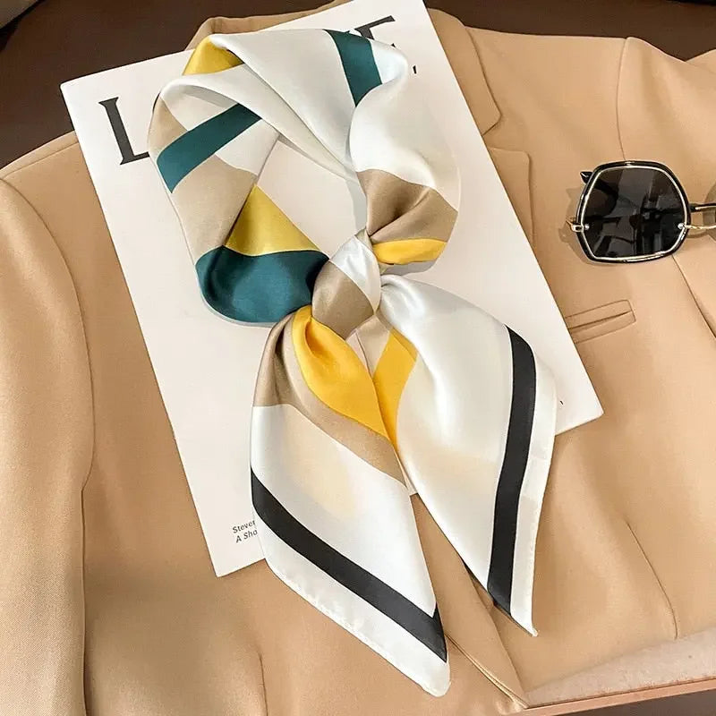 Saturday Afternoon Silk Square Scarf