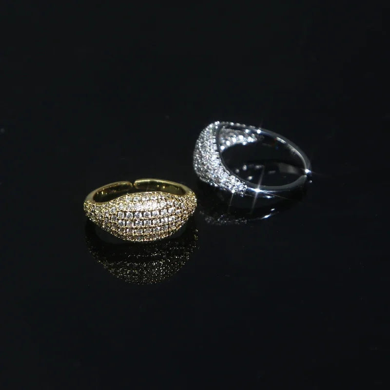 Stella Gold/Platinum Plated 5A Zirconia Rings