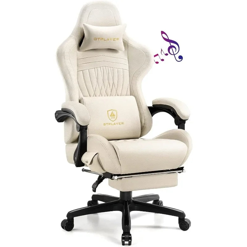 Gaming Chair In Ivory