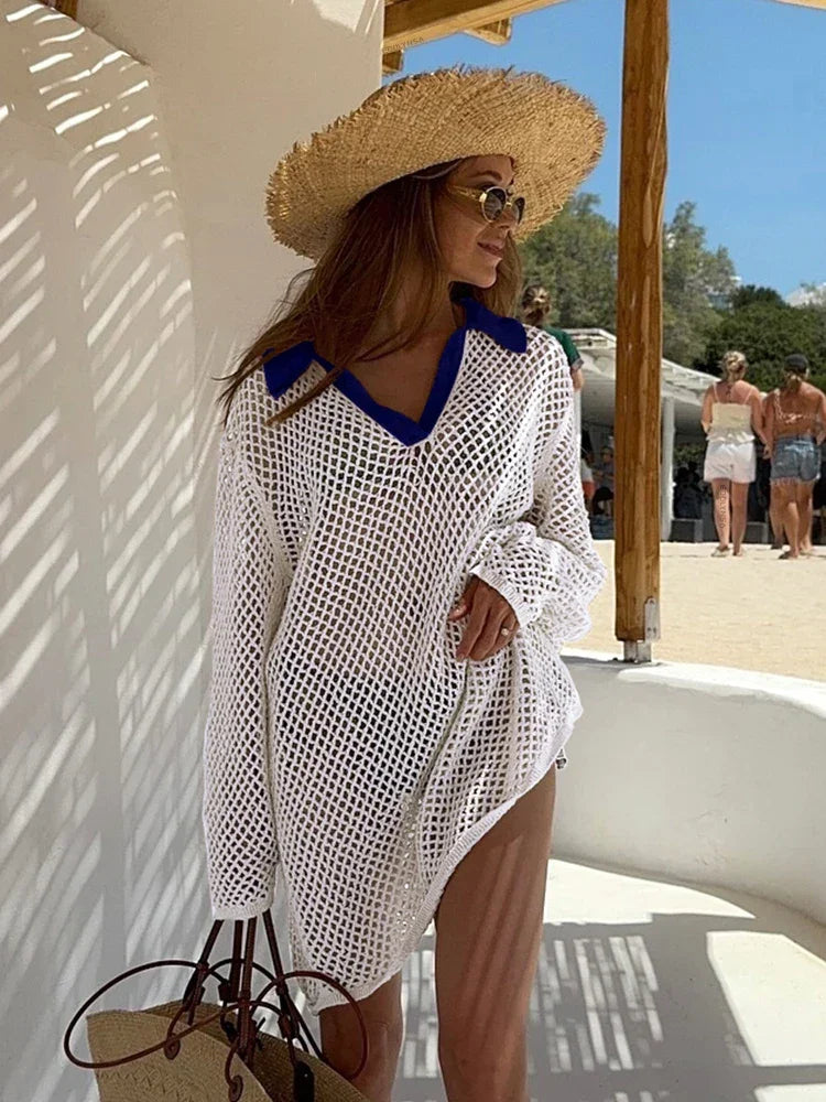 Lazy Day Long Sleeve Swimsuit Cover Up Luxlife Brands
