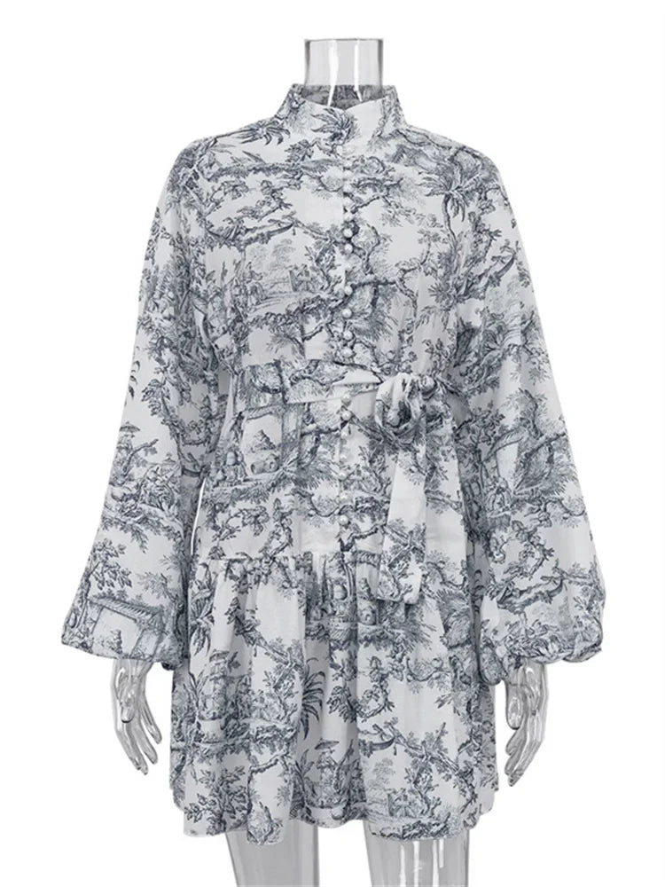 Vici Vintage Ruffled Sun Dress LUXLIFE BRANDS