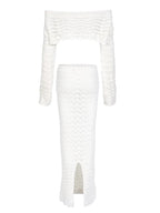Monaco Long Sleeve Top & Skirt Set Luxlife Brands