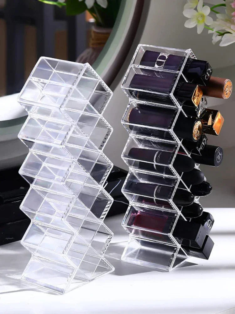 Professional Acrylic Lipstick Organizer LUXLIFE BRANDS