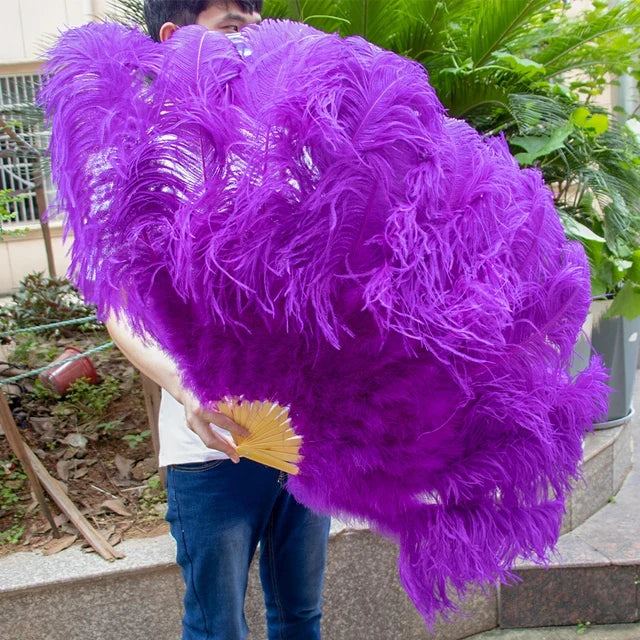 130CM Ostrich Feather Fans