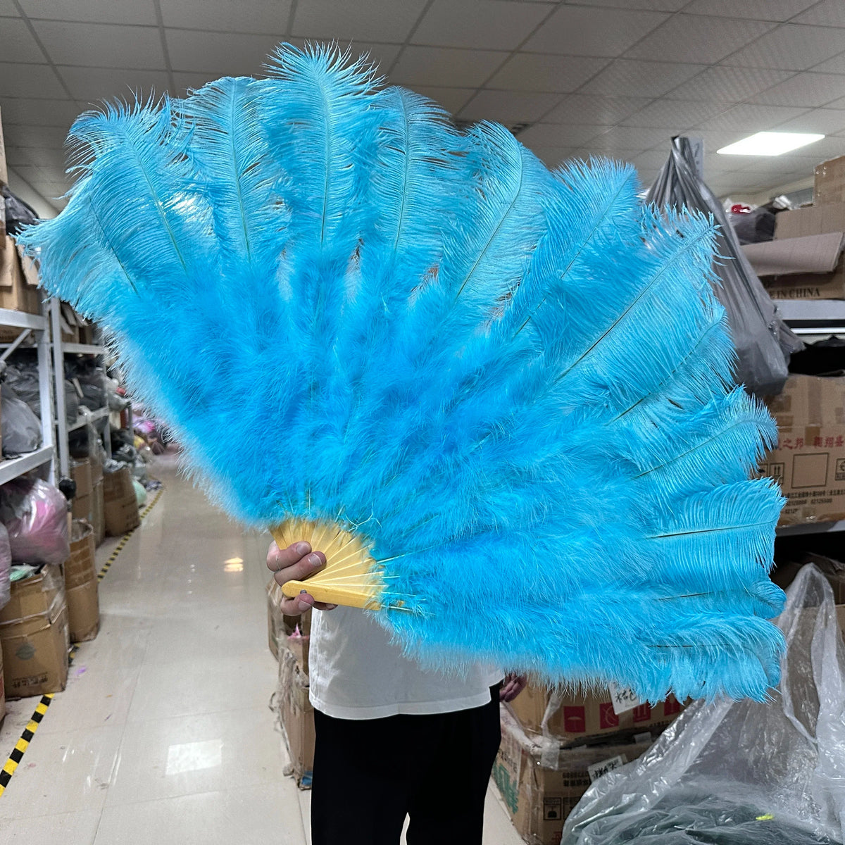 90CM Ostrich Feather Fans