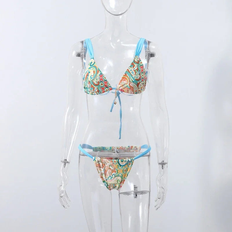 Mykonos Bikini & Skirt Set