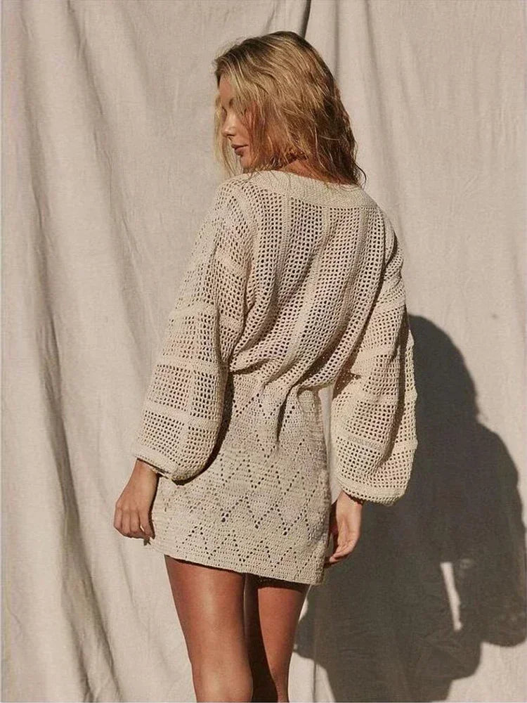 Bali Knit Beach Mini Dress Luxlife Brands