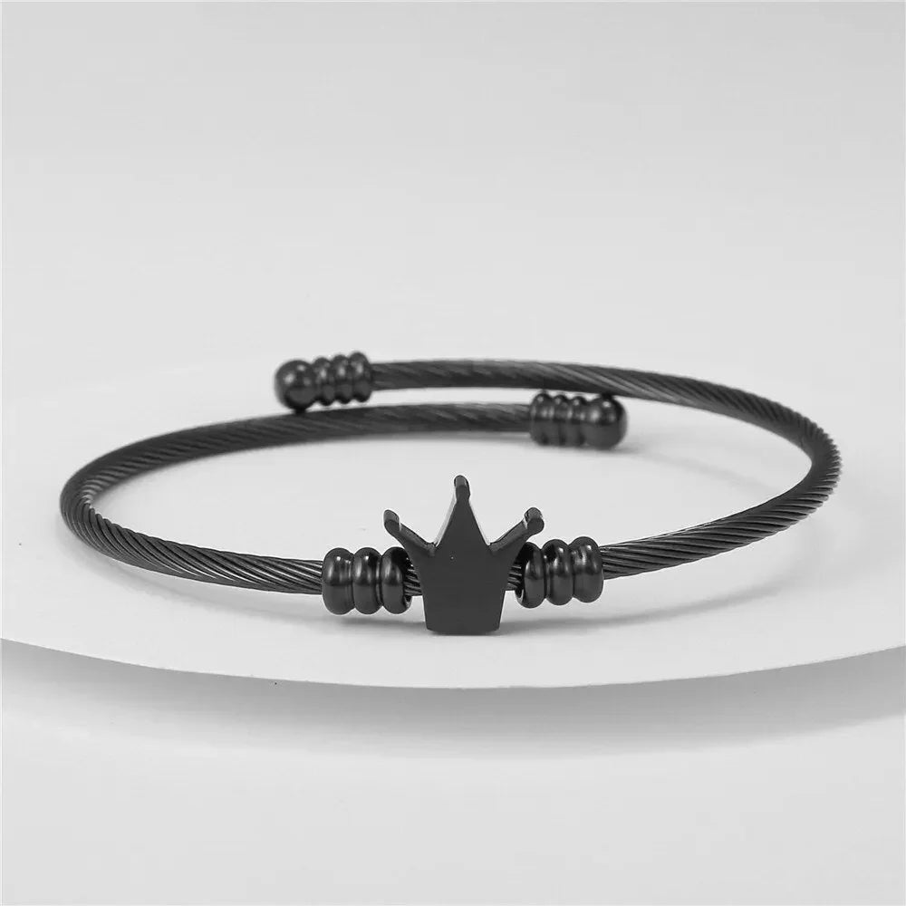 Stainless Steel Gold Color Bangle Bracelets Luxury Brand Stylish Mesh Bangle for Women Men Decoration Jewelry Accessory Gift