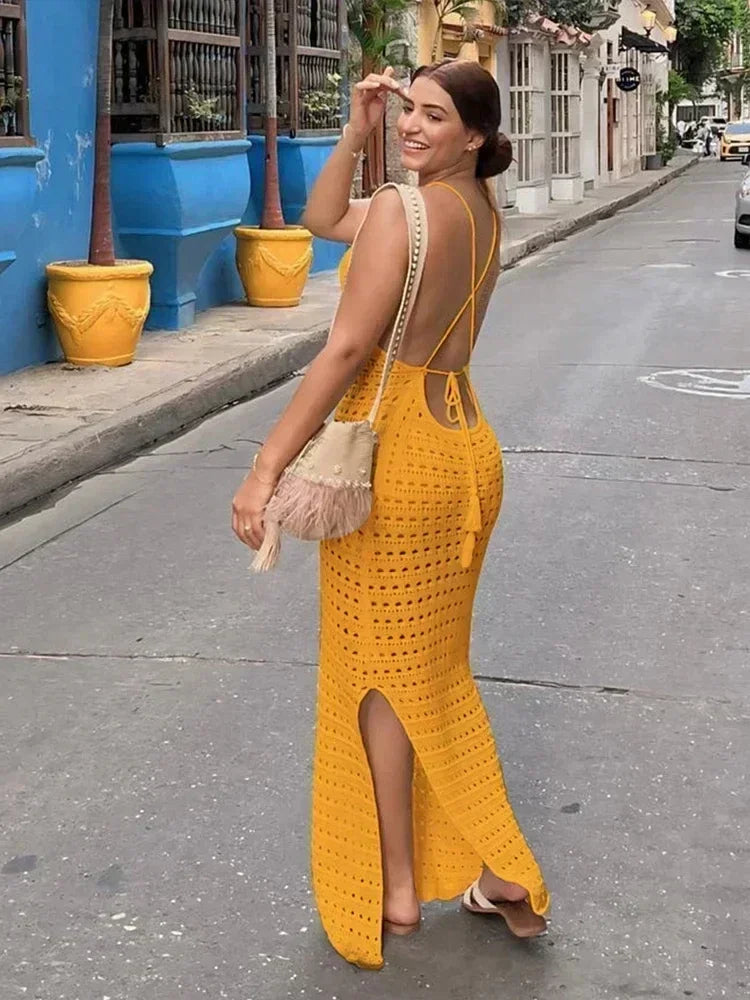 Cabana Club Beach Maxi Dress Luxlife Brands