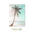 Turquoise Maldives Summer Sea Beach Coconut Tree Wall Posters and Prints Canvas Painting Landscape Picture for Living Room Decor