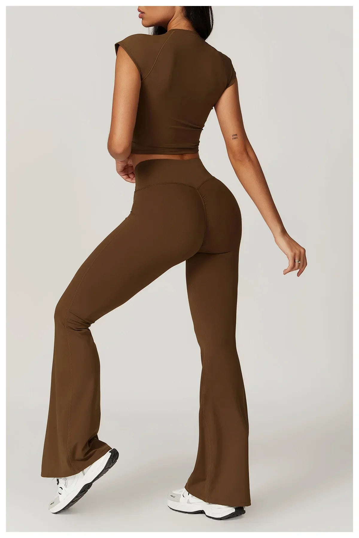 Women's Wide Leg High Waist Yoga Set Luxlife Brands