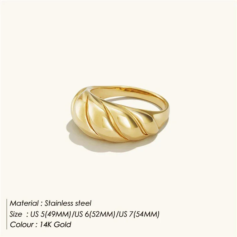 Fashion Ring 316L Stainless Steel Ring Anillo Ringen Mujer Women Rings Bague Couple Matching Jewlery Fashion Gifts Do not fade