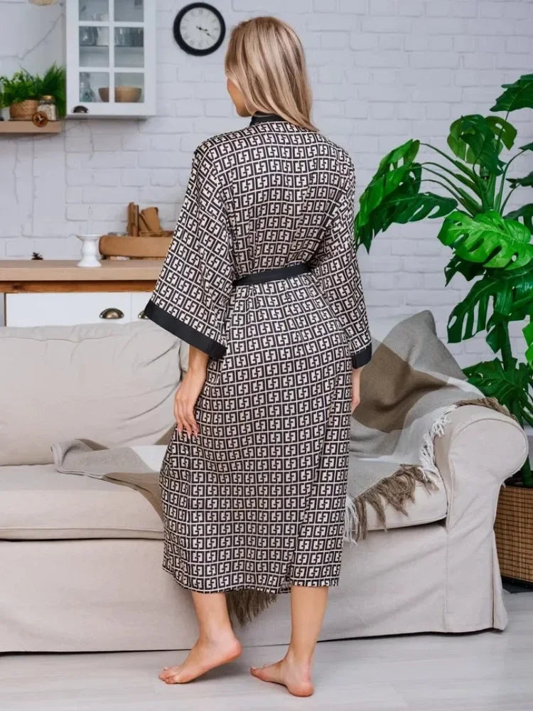 Gigi Ice Silk Designer Robe LUXLIFE BRANDS