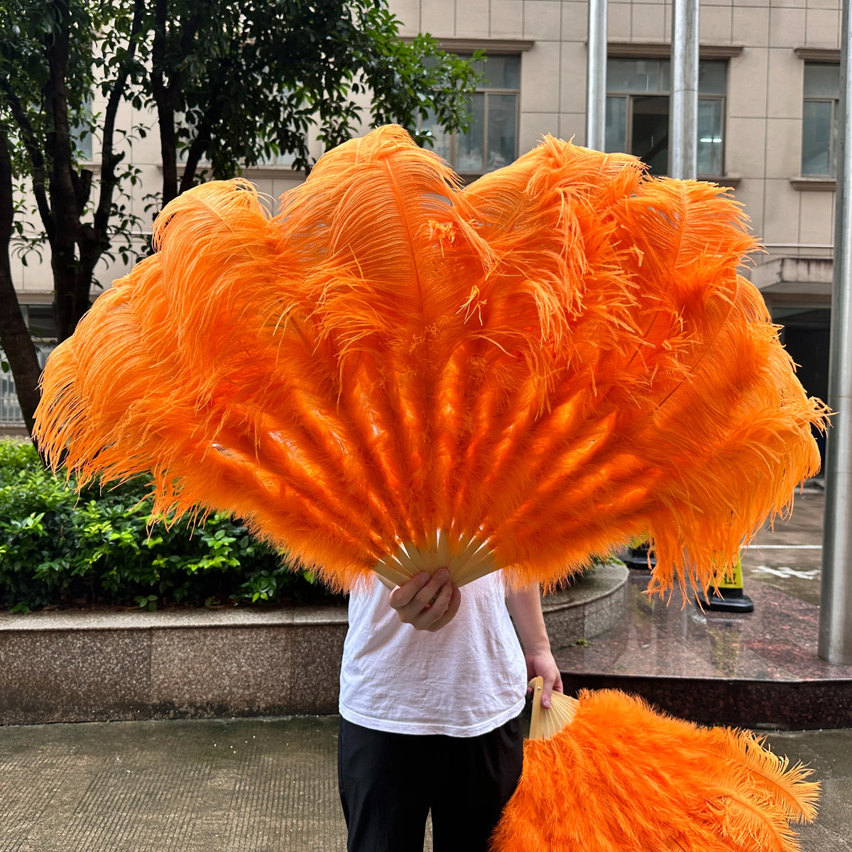 90CM Ostrich Feather Fans