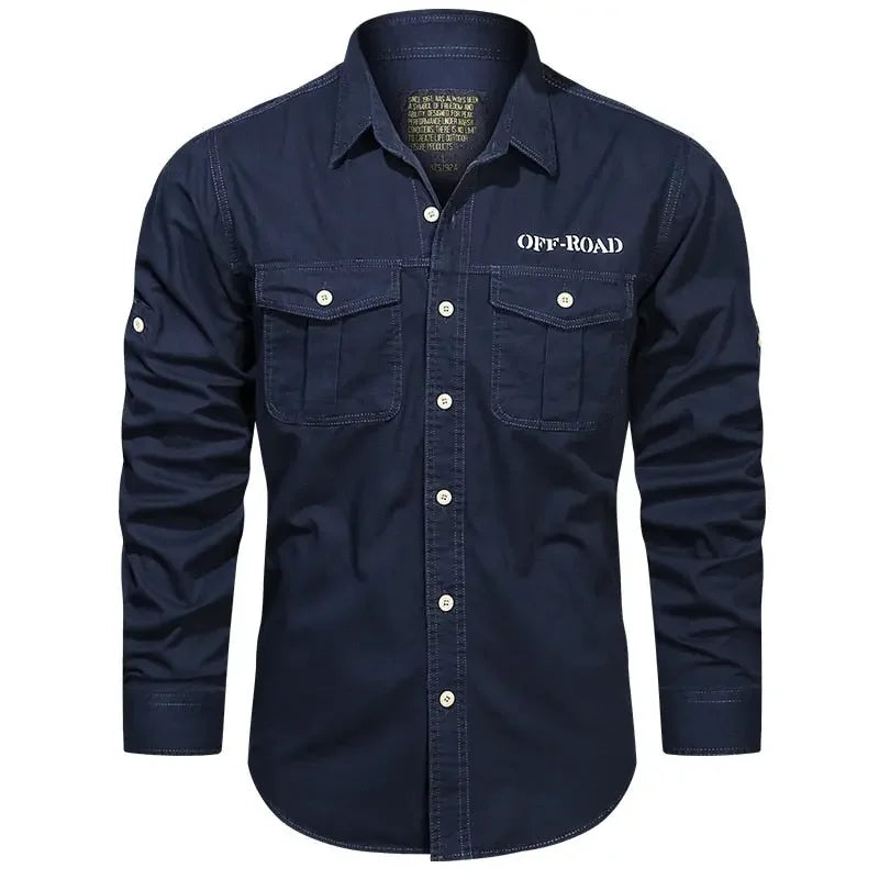 New Men&#39;s Casual Shirt 5XL 6XL Male Overshirt 2020 Military Cotton Shirts Men Brand Clothing Leisure Shirt Blouse AF1388