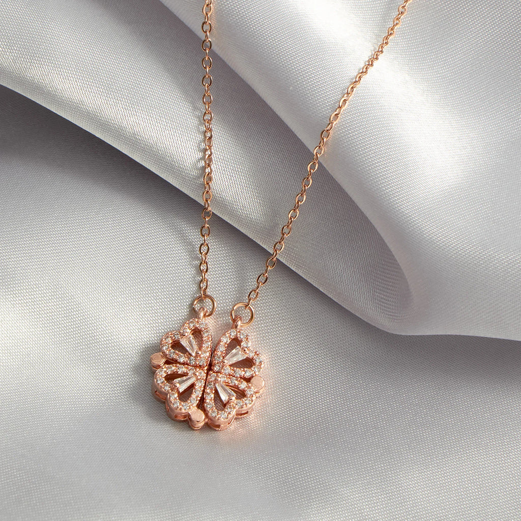 One Four-leaf clover lady small crowd necklace pendant titanium steel necklace lady jewelry LUXLIFE BRANDS