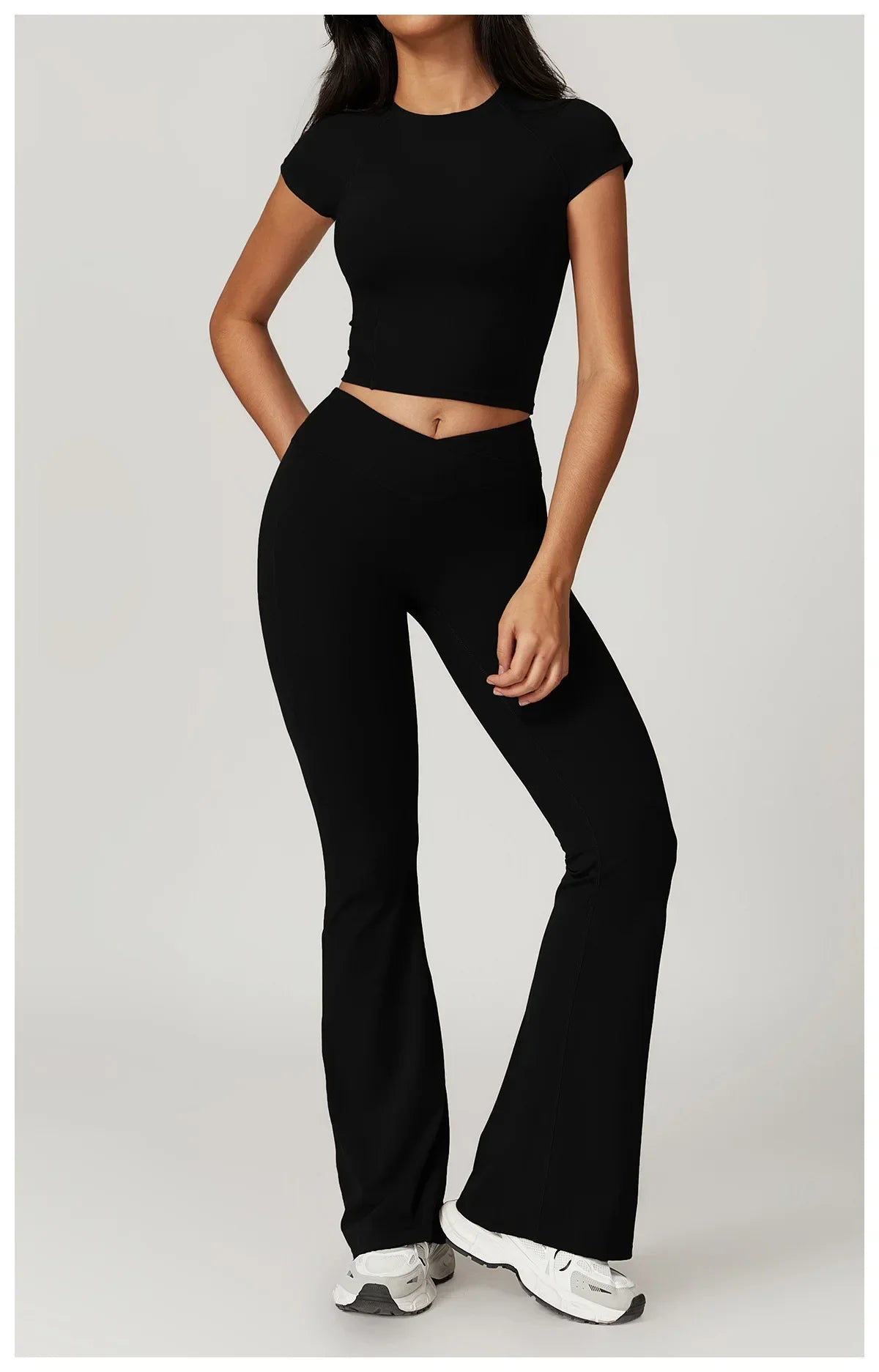 Lucid High Waist Flare Leg Yoga Set Luxlife Brands
