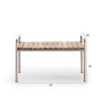 Outdoor stainless steel sofa rattan courtyard villa rain and sun coffee table combination Luxlife Brands
