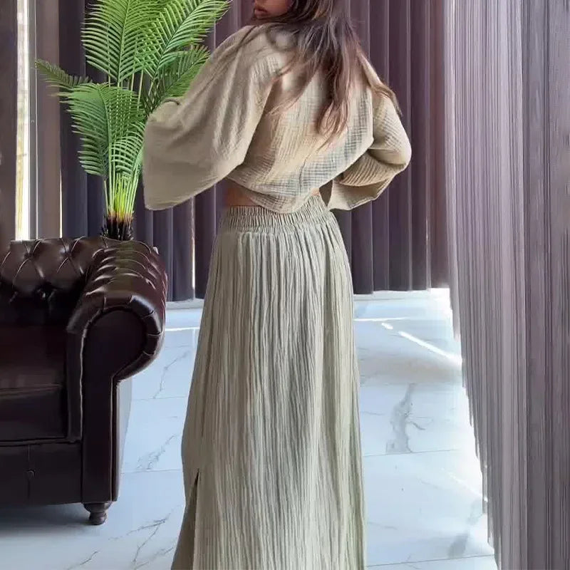 Cute & Cozy Summer Outfit