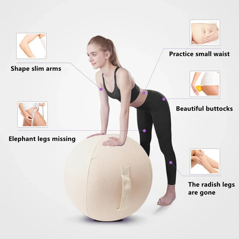 Yoga Ball With Dustproof Protector Cover
