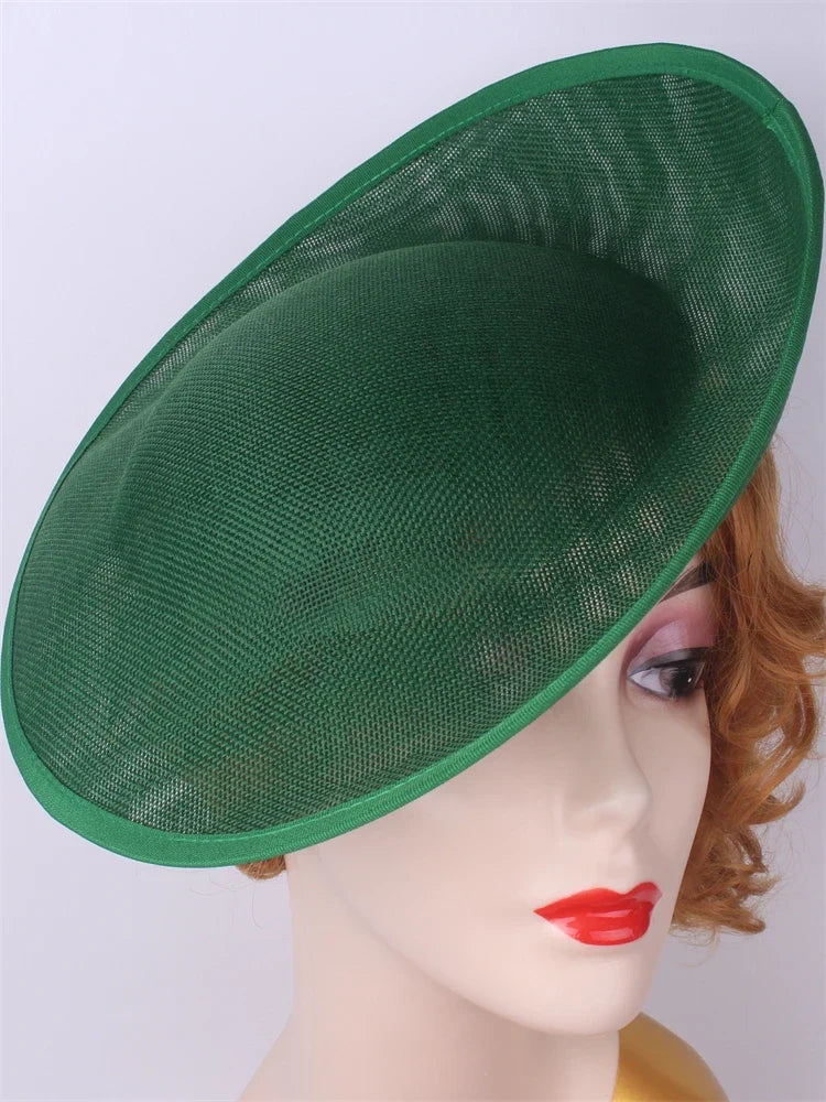 30cm Round Sinamay Fascinator Base DIY Millinery Headpiece Hat Making Blank